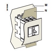 施耐德CompactNSX100至630插入式或抽出式门开孔尺寸