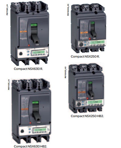 施耐德断路器特性CompactNSX100~630A(690V高性能产品)